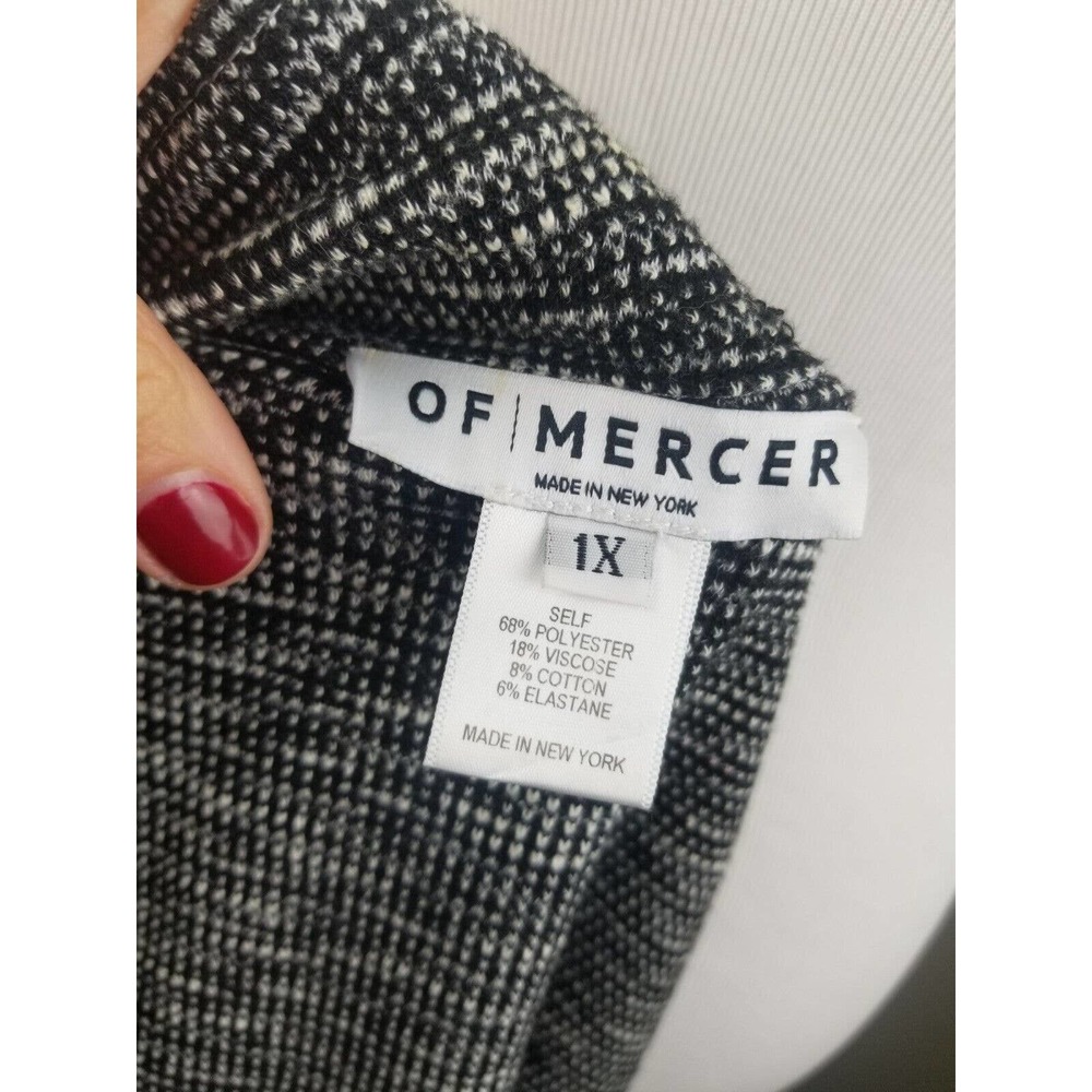 OF MERCER Reade Reversible‎ Knit Cardigan Jardigan Gray Plus Size 1X Knit - Picture 3 of 7